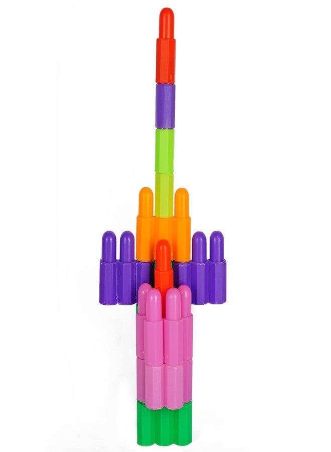 VERAT مجموعة مكعبات بناء فيرات 85 قطعة - لعبة تعليمية STEM لتنمية دماغ الطفل - لعبة ما قبل المدرسة ورياض الأطفال - Image 3